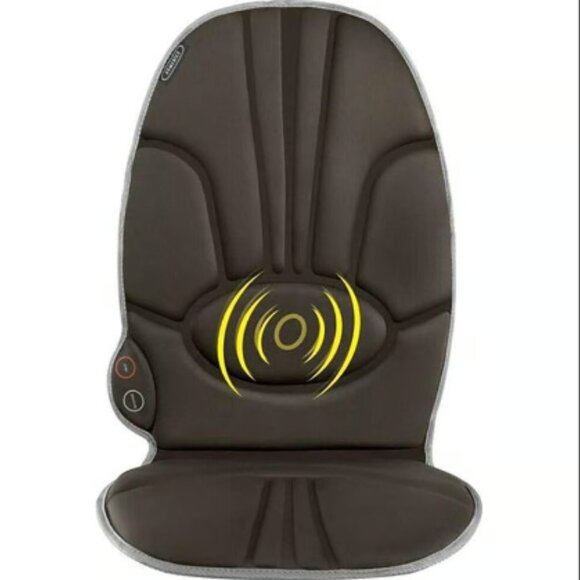 HoMedics VC-110H-BK Portable Travel Back Massage Cushion with Integrated Heating - Picture 1 of 9
